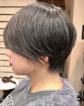 ショート Leyシェアサロン所属・Ken ドライカット ✂️水素ケアのヘアスタイル