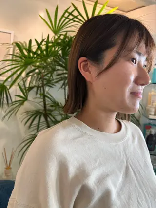 ショート カラー les baladins du miroir所属・🍃YURI 🍃のヘアスタイル