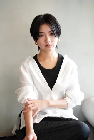 ショート カラー 加賀 千聖 /soigneのヘアスタイル