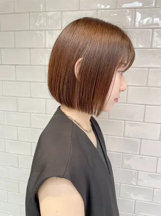 ショート SALOWIN  north茶屋町店所属・💎透明感カラー💎 ナチュラルテイストのヘアスタイル
