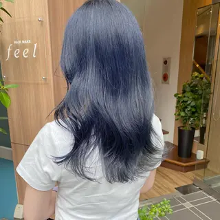 ロング レイヤーカット /透明感/千葉怜寿のヘアスタイル