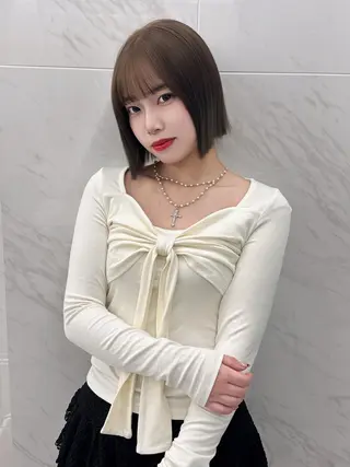 ショート カラー 栄美容師/kiti /ボブ/ケントのヘアスタイル