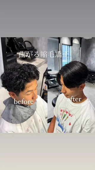 ショート メンズパーマ/縮毛 超特化/tomokiのヘアスタイル