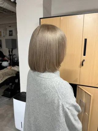 ミディアム ハイライト/ ブリーチ😈小倉😈のヘアスタイル