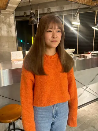 ロング カラー keen 立川のヘアスタイル