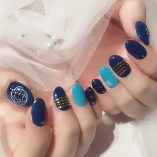 ネイル あ きのネイルデザイン