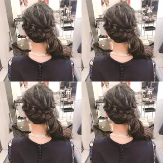 セミロング ヘアアレンジ 🌷MAYU 🌷のヘアスタイル