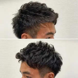 ショート メンズ 【メンズ縮毛矯正】 田中秀斗のヘアスタイル