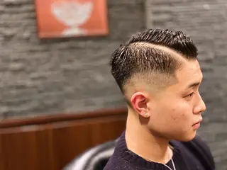 ショート メンズ 竹林 烈のヘアスタイル