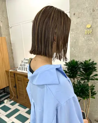 ショート ハイライトカラー MINAMIのヘアスタイル