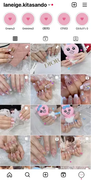 ネイル La neige* yuki 🥯🍑のネイルデザイン