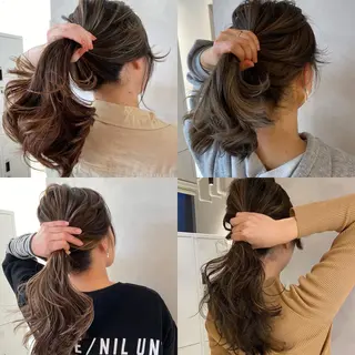 セミロング カラー ヘアアレンジ 【代表】高山 一真のヘアスタイル