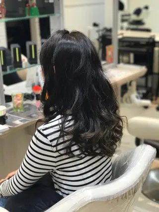 ロング パーマ en.所属・松山 真也のヘアスタイル