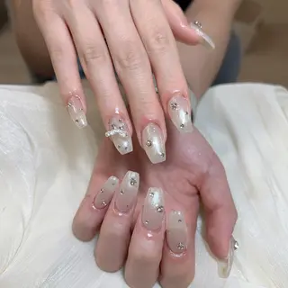 ネイル 🎀nana🫧 ワンホンネイル🎀のネイルデザイン