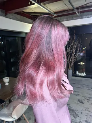 ロング カラー ダブルカラー/ 透明感/SHISEIのヘアスタイル