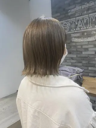 ミディアム カラー 韓国ヘア☁️ mitsukiのヘアスタイル