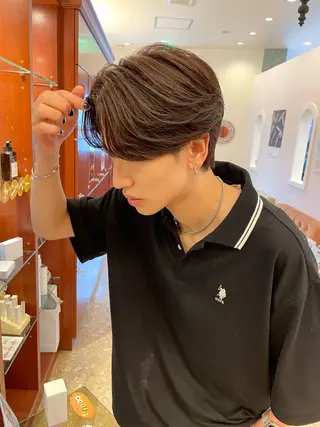 ショート カラー メンズ 平松 由基のヘアスタイル