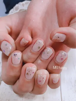 ネイル 北浦和 自爪育成ケアのネイルデザイン