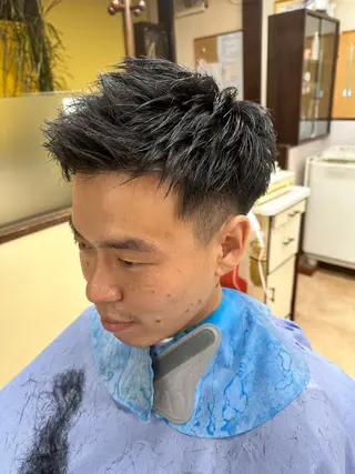 ショート メンズ 💈ヤハギ カズキ　barberのヘアスタイル