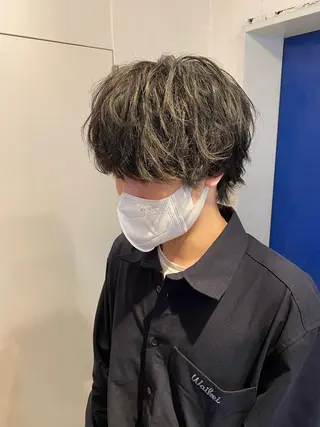 ショート パーマ メンズ JINKIメンズ特化 メンズカットパーマのヘアスタイル