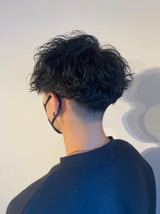 ミディアム パーマ メンズ 🔹YUTA🔹 メンズパーマのヘアスタイル