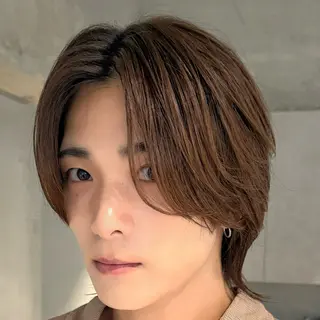 メンズ GO TODAY シェアサロン　原宿　Verno店所属・センターパート特化/ メンズカット/ヒロキのヘアスタイル