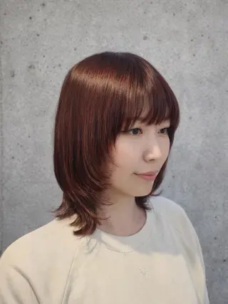 ミディアム カラー terra✂️川嶋 大輔のヘアスタイル