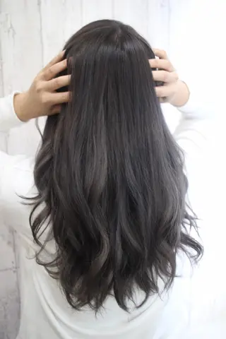 ロング カラー チビ編み込みエクステ シールEXどぅ〜すのヘアスタイル