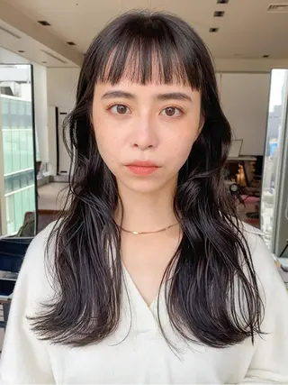 セミロング 【1日2名様限定】 AFLOAT白川雄副のヘアスタイル