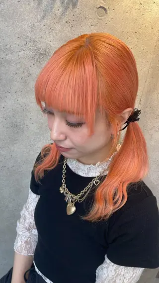 ロング カラー PooL ♥ かたやま ひなこのヘアスタイル