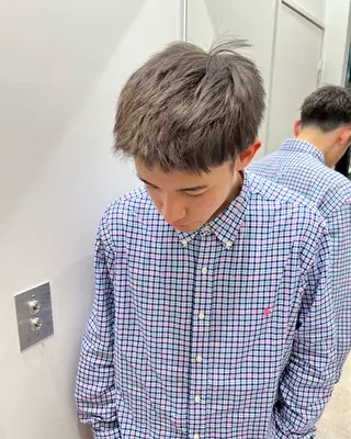 メンズ カコ/レイヤーカット ヘアアレンジのヘアスタイル