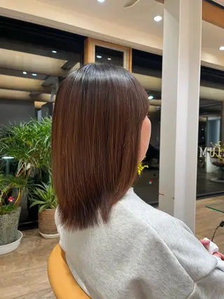 ミディアム パーマ ひなた /鎌倉美容室のヘアスタイル