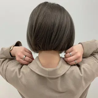 ショート カラー lar 立川南口所属・レイヤーボブ/ボブ 仲川和人のヘアスタイル