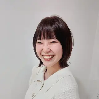 ミディアム カラー 樋口 千尋のヘアスタイル