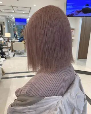 ミディアム カラー 韓国風/顔周りカット /髪質改善RYOTAのヘアスタイル