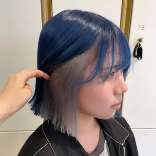 カラー ミユウ🌼ブリーチ / ダブルカラーのヘアスタイル