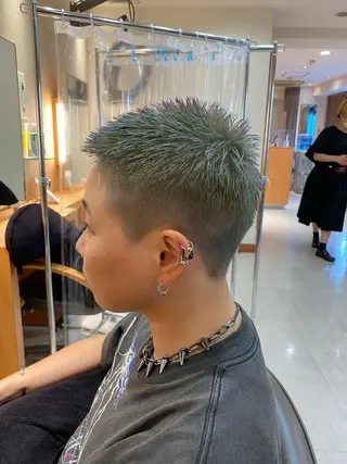 ショート カラー メンズ 🟢NEGi🟣 🫧髪質改善のヘアスタイル