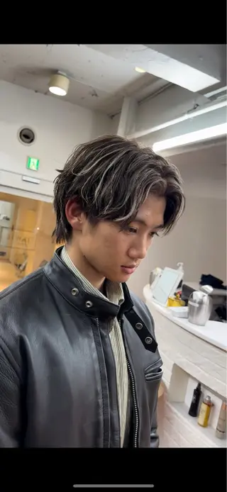 カラー メンズ メンズ/メッシュ ‪‪/セット/aoiのヘアスタイル