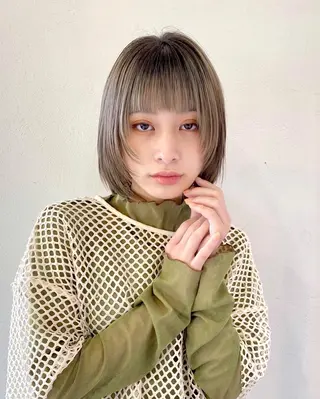 ショート ボブ指名No.1🌞 オガタのヘアスタイル