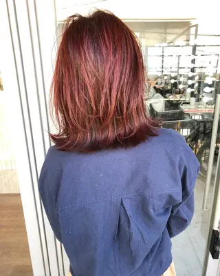 ショート カラー レイヤーカット BLend 渋谷のヘアスタイル
