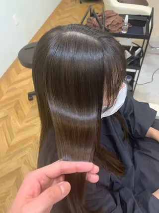 ロング 【清瀬】パサツキ 広がり改善川合剛史のヘアスタイル