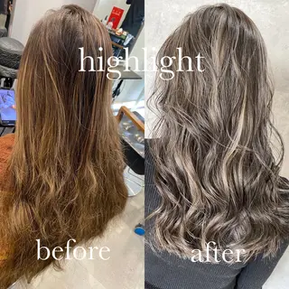 ミディアム カラー パーマ ヘアアレンジ ネイル マツエク・マツパ 井上 一平のヘアスタイル