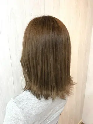 ミディアム ヘアアレンジ GLOSS 心斎橋 山上のヘアスタイル