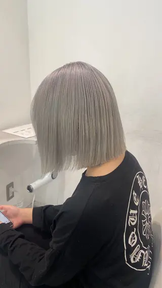 ショート 透明感カラー／メンズ 特化kazumaのヘアスタイル