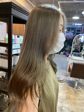 ロング カラー Pia hair Design Yakuin所属・Pia ツボイ ケイタのヘアスタイル