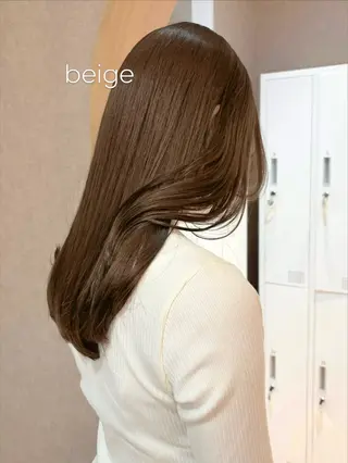 ミディアム 似合わせ/ベージュ /レイヤー/りほ🤍のヘアスタイル
