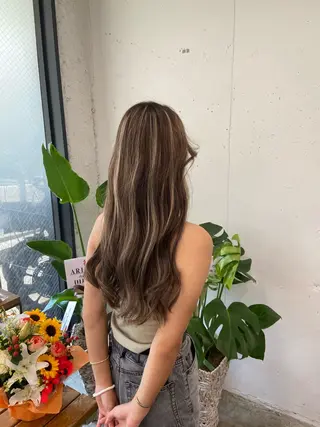 ロング カラー EGAO /藤沢/海外ヘアのヘアスタイル