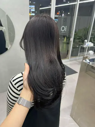 ロング カラー io NANAのヘアスタイル