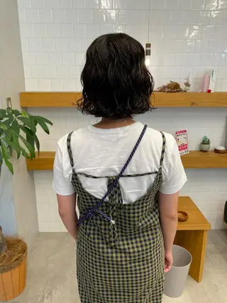 ショート カラー パーマ 、 、のヘアスタイル