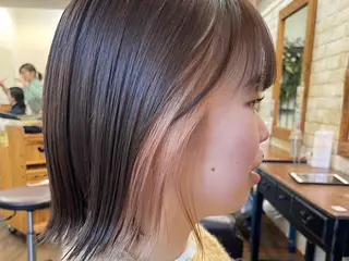 ミディアム カラー 🍀ひなた🍀 似合わせカラー🎀のヘアスタイル